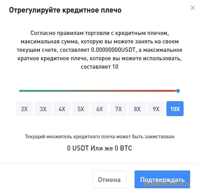 Регулирование кредитного плеча